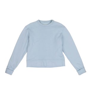 Pullover – Blau, Rundhalsausschnitt, Sweatshirt