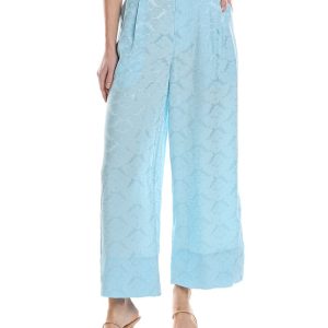 GANNI Hose – Jacquard, verkürzt