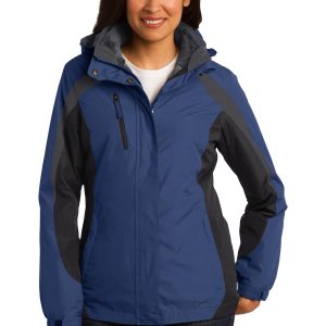 Port Authority Damen-Jacke – Colorblock, 3-in-1, L321