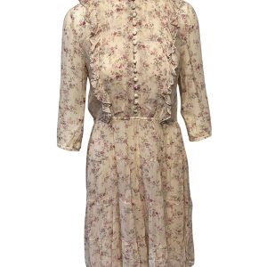 Ralph Lauren Poloshirt – Blumenmuster, Langarm, Kleid, 7748712103996