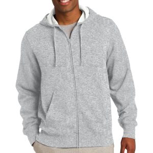 Sport-Tek – Herren – durchgehender Reißverschluss – Kapuzen-Sweatshirt