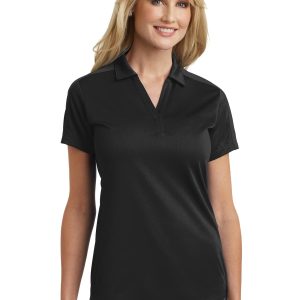 Port Authority Damen-Poloshirt – mit Diamanten, Jacquard, L569