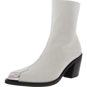 Stiefel – unifarben, wadenlang