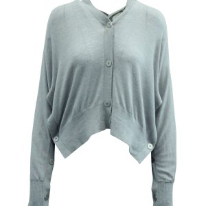 Grauer Pullover / Strickjacke, 7833240797244