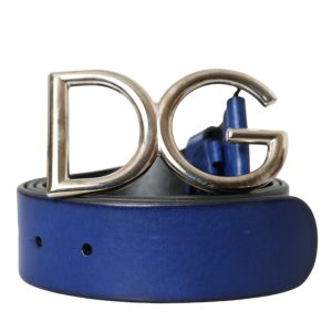 Dolce & Gabbana Herren-Gürtel – Leder, Metall, Logo, Schnalle, Herren