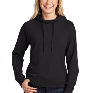 Sport-Tek Damen-Pullover – leicht, French Terry, Kapuzenpullover, LST272