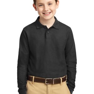 Port Authority Junior-Poloshirt – Langarm, Silk Touch, Y500LS