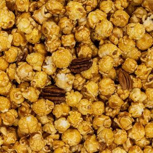 Karamellpopcorn mit Pekannüssen