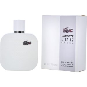Lacoste L.12.12 Blanc von Lacoste – Eau de Parfum, Spray, 3,3 oz, für Herren, 7827728367676