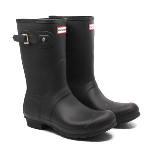 Damen – Original – kurz – matt – Gummistiefel – Schwarz